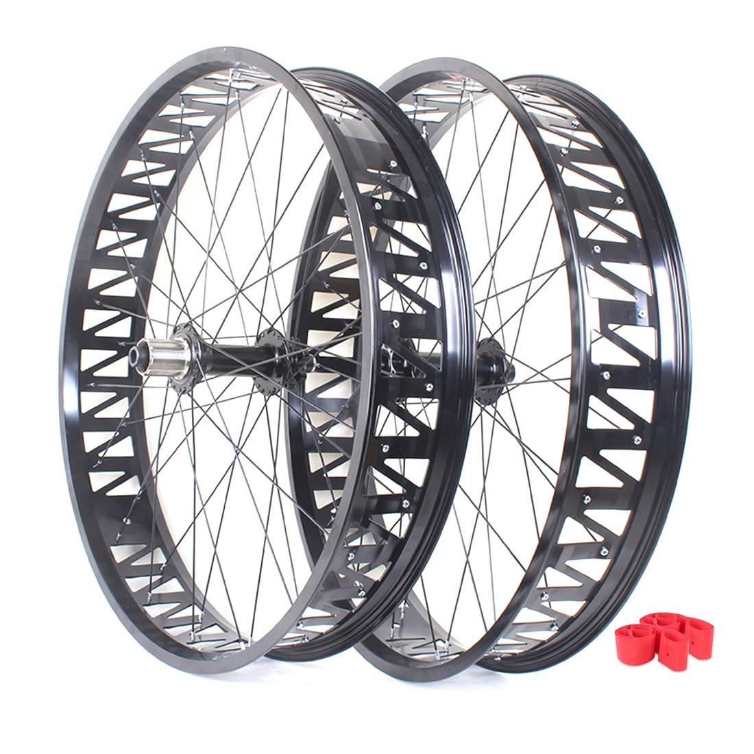 Amazon.co.jp: 26 X 4.0-4.9インチ ファットバイクホイールセット