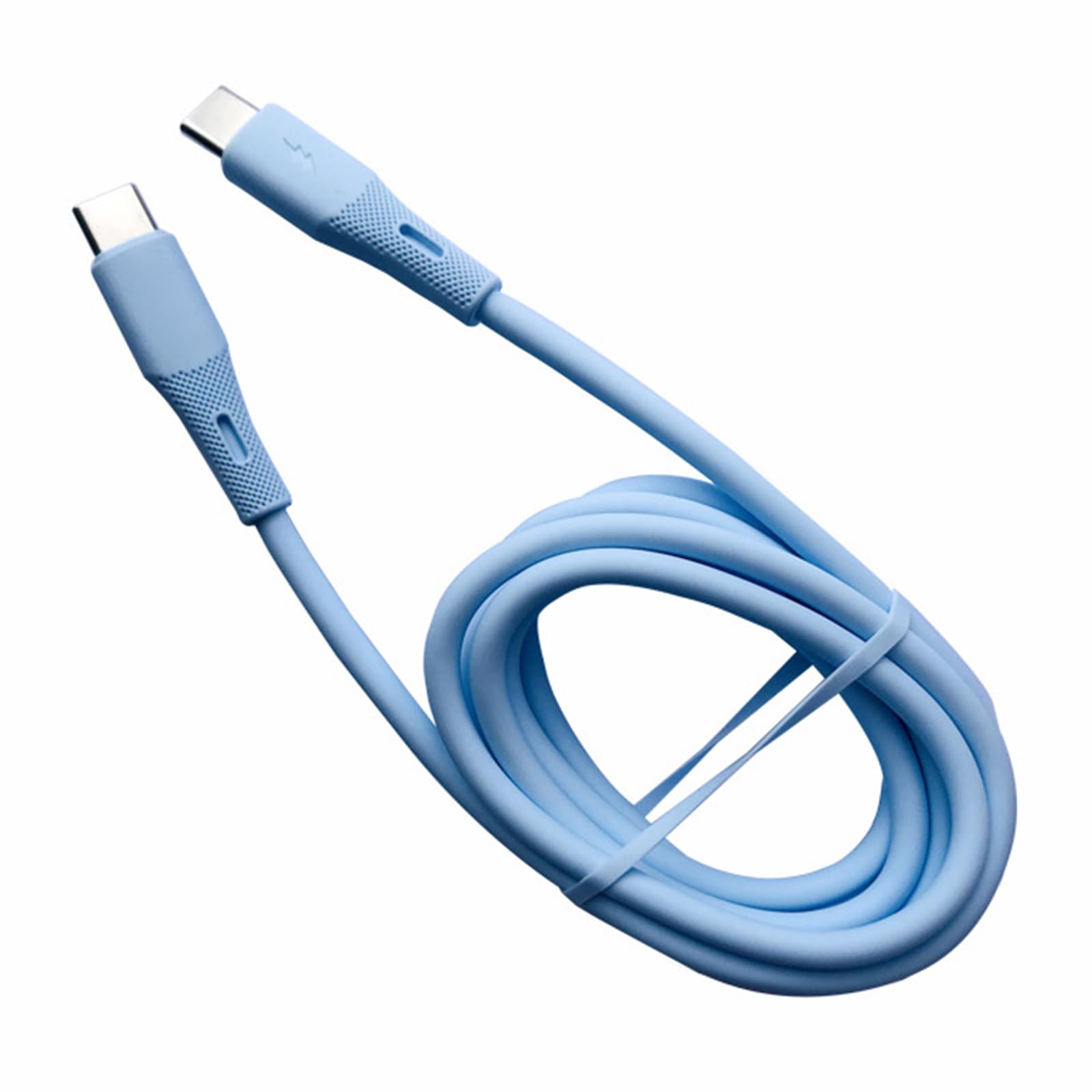 Fentency Silicone 120cm to Charging Cable 60W 480Mbps USB C to USB C Phone Charging Data Cable for Phone Tablet