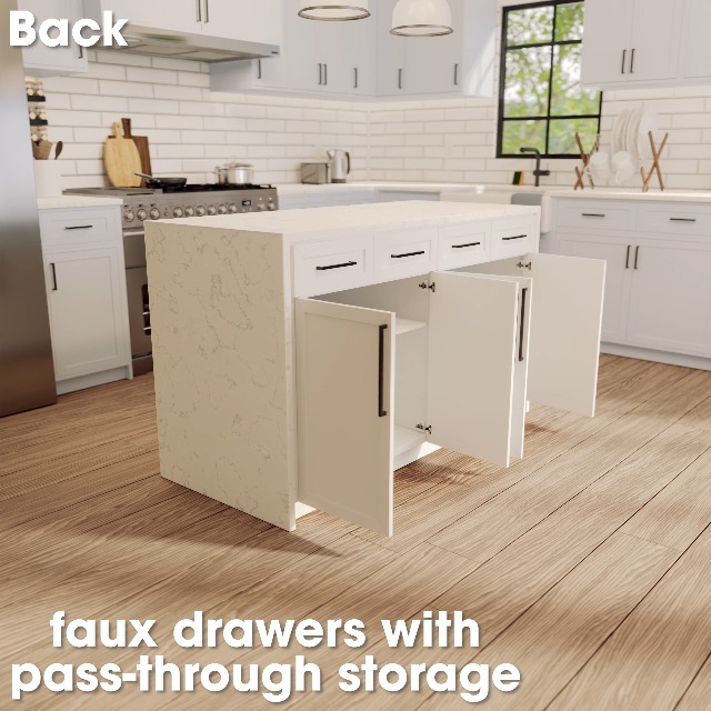 Amazon.com: Palisade 60-inch Kitchen Island (Engineered Marble