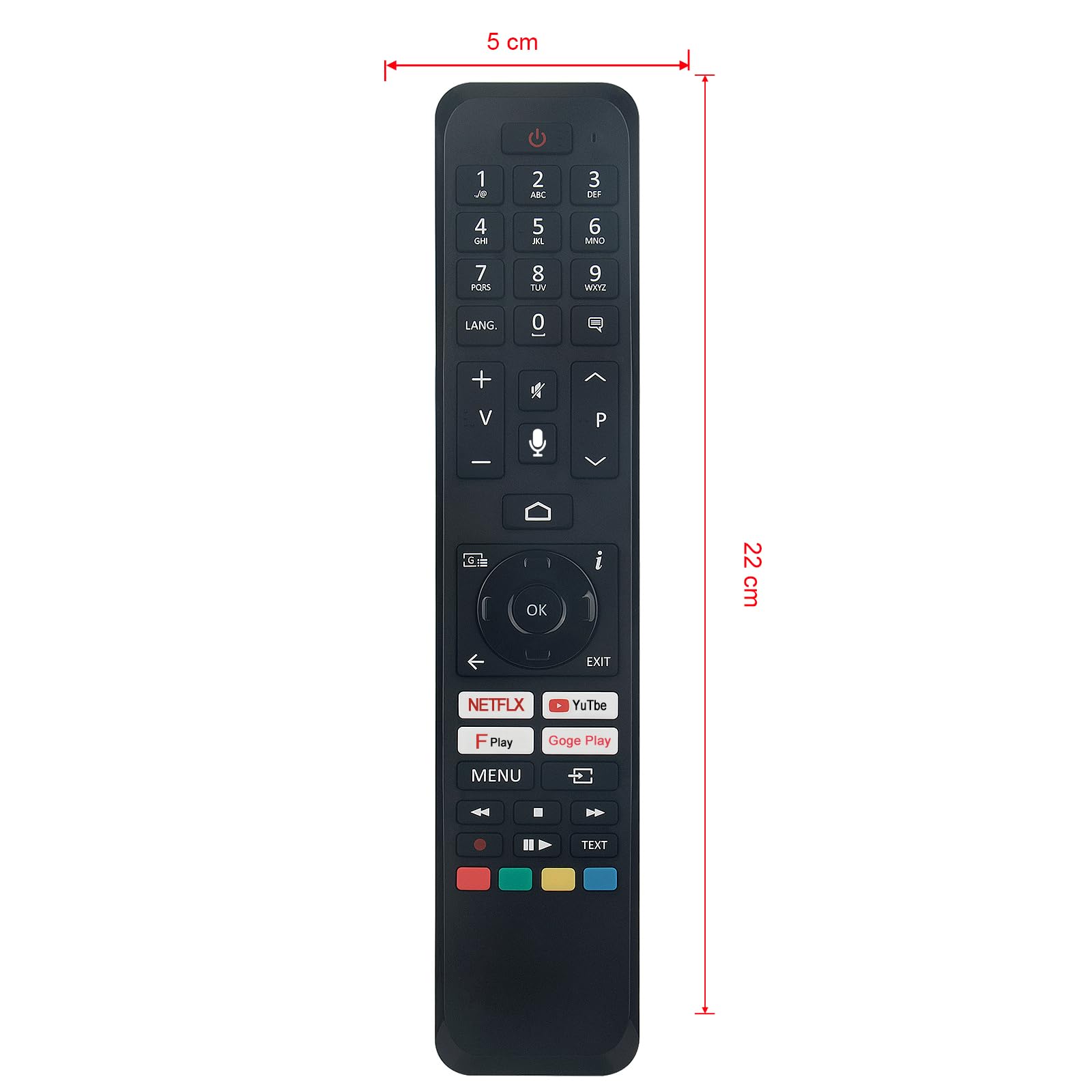 Telecomando Vocale Originale JVC Per TV LT-32CA120, LT-39CA120, LT