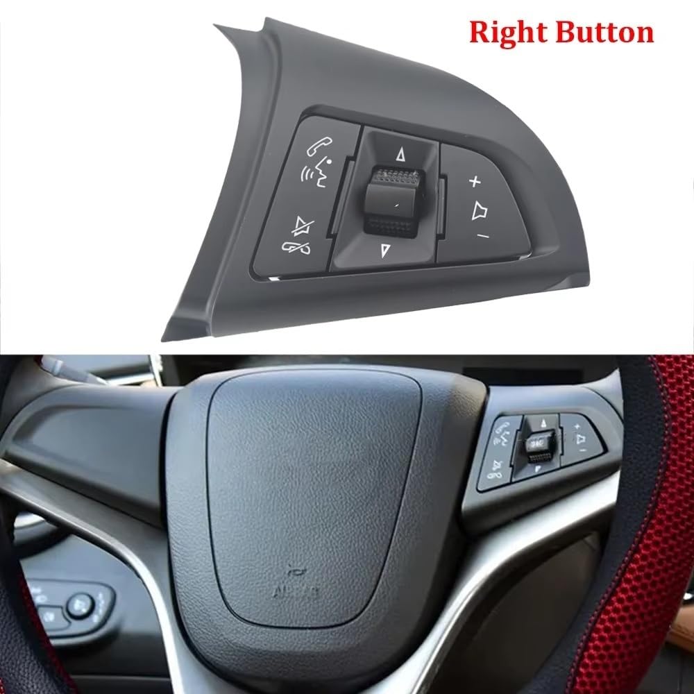 Interruptor De Control Crucero Velocidad 96892135 96892140, Botón Volante Para Chevy Para Cruze Para Malibu 2009-2014 Control velocidad adaptativo volante(RIGHT-Volume)