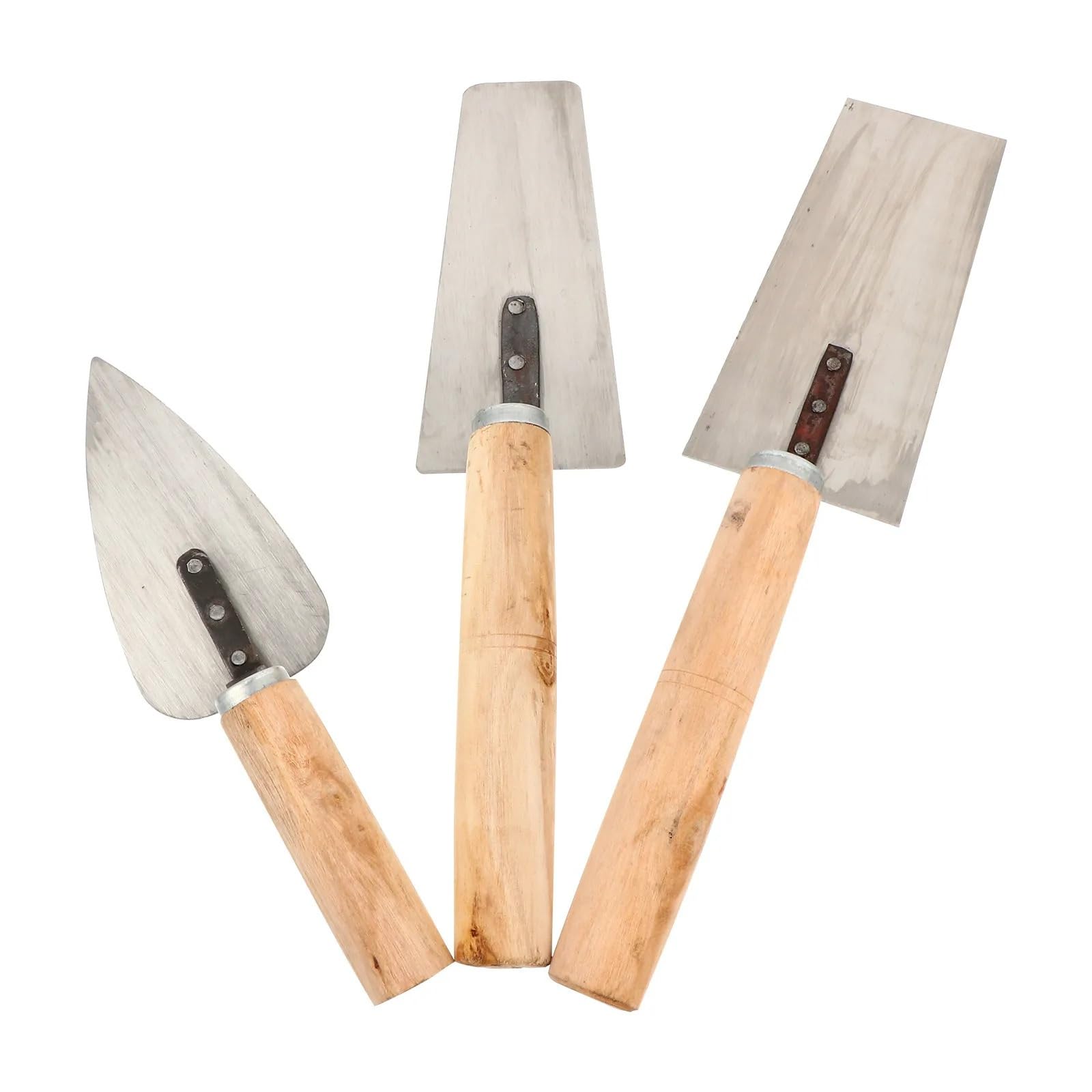 Trowel 1Set Construction Trowel Tool Set Stainless Steel Putty Cutter Spatula Kit Bricklaying Plaster