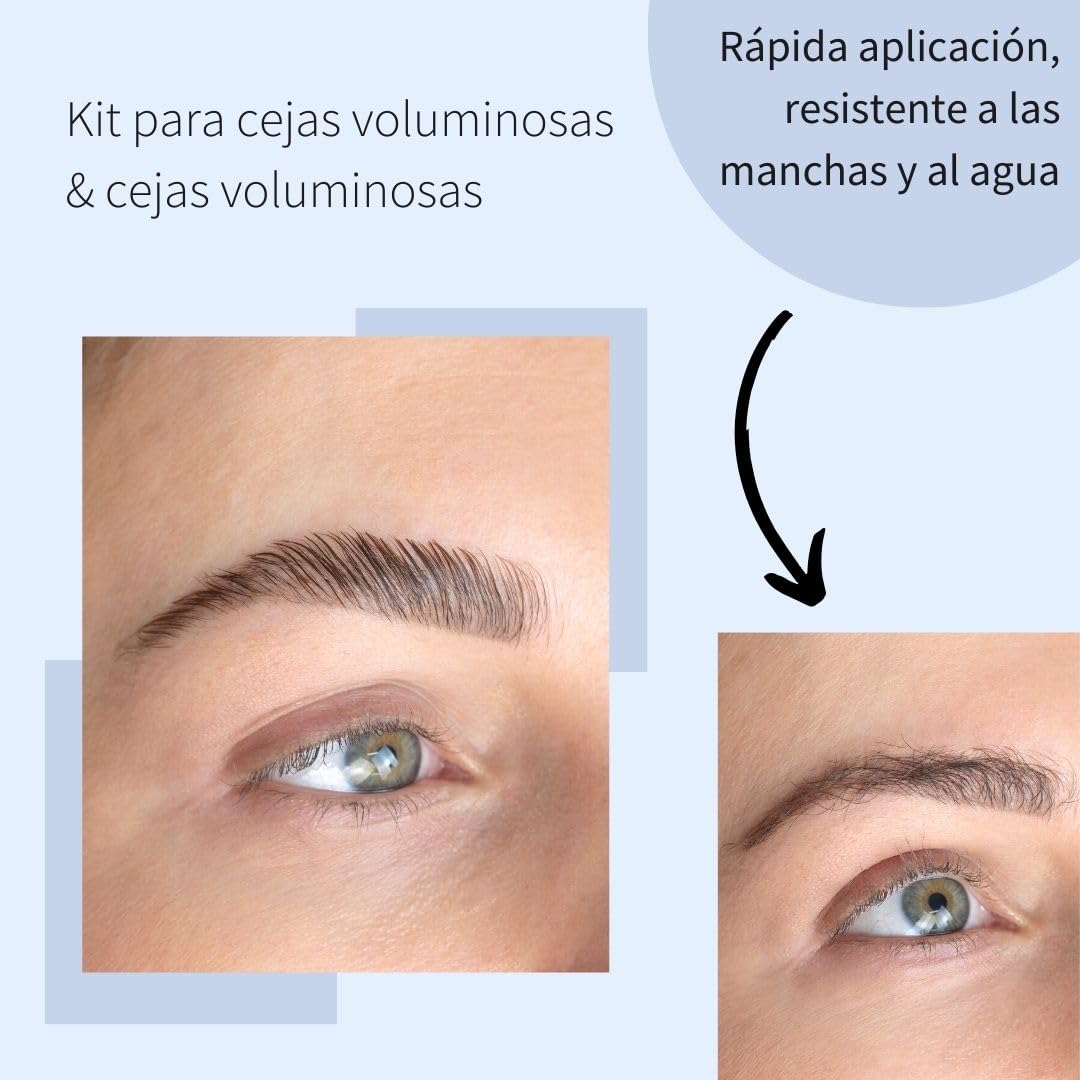 Fleeky Juego de cejas Brow Fix, Pomada y Micropen 3 en 1, relleno y definición perfectos para resultados naturales resistentes a las manchas (marrón)