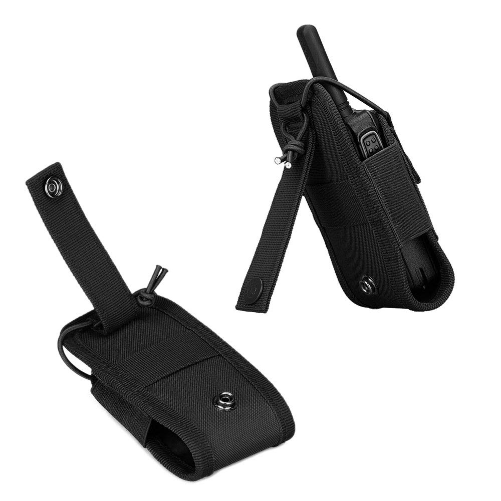 Selighting Taktyczna torba na krótkofalówkę mała torba Molle Airsoft do Walkie Talkie (czarna)