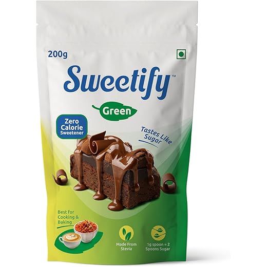 Sweetify Sugar free Sweetener 0 Calorie Diabetic friendly 20