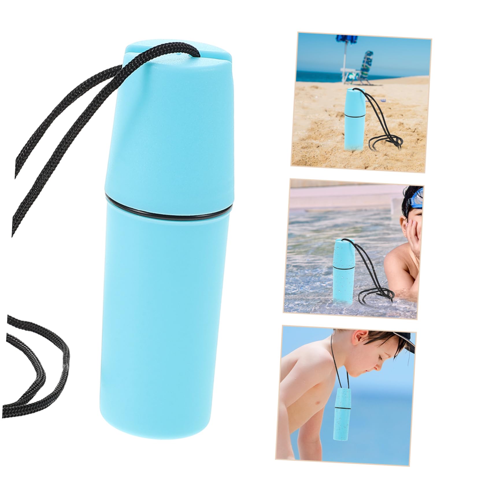 Lot de 2 boîtes de rangement flottantes étanches en plastique pour la plage, le surf et le canoë pour l'argent clés et petits objets