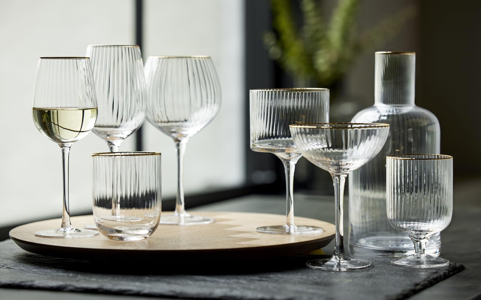 Lyngby Glas Palermo Gold Ginglas Kadeh 4 Adet 65 Cl
