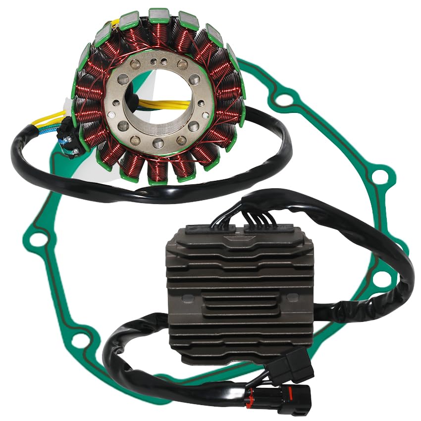 Stator Coil Rectifier Stator Gasket for Suzuki GSX1300 B-King 1300 2008-2010 for Suzuki GSX1300R GSX1300 Hayabusa 1300 2008-2012 for Suzuki GSX1300R 2008-2009 for Suzuki GSX1300RL1 GSX1300RL2