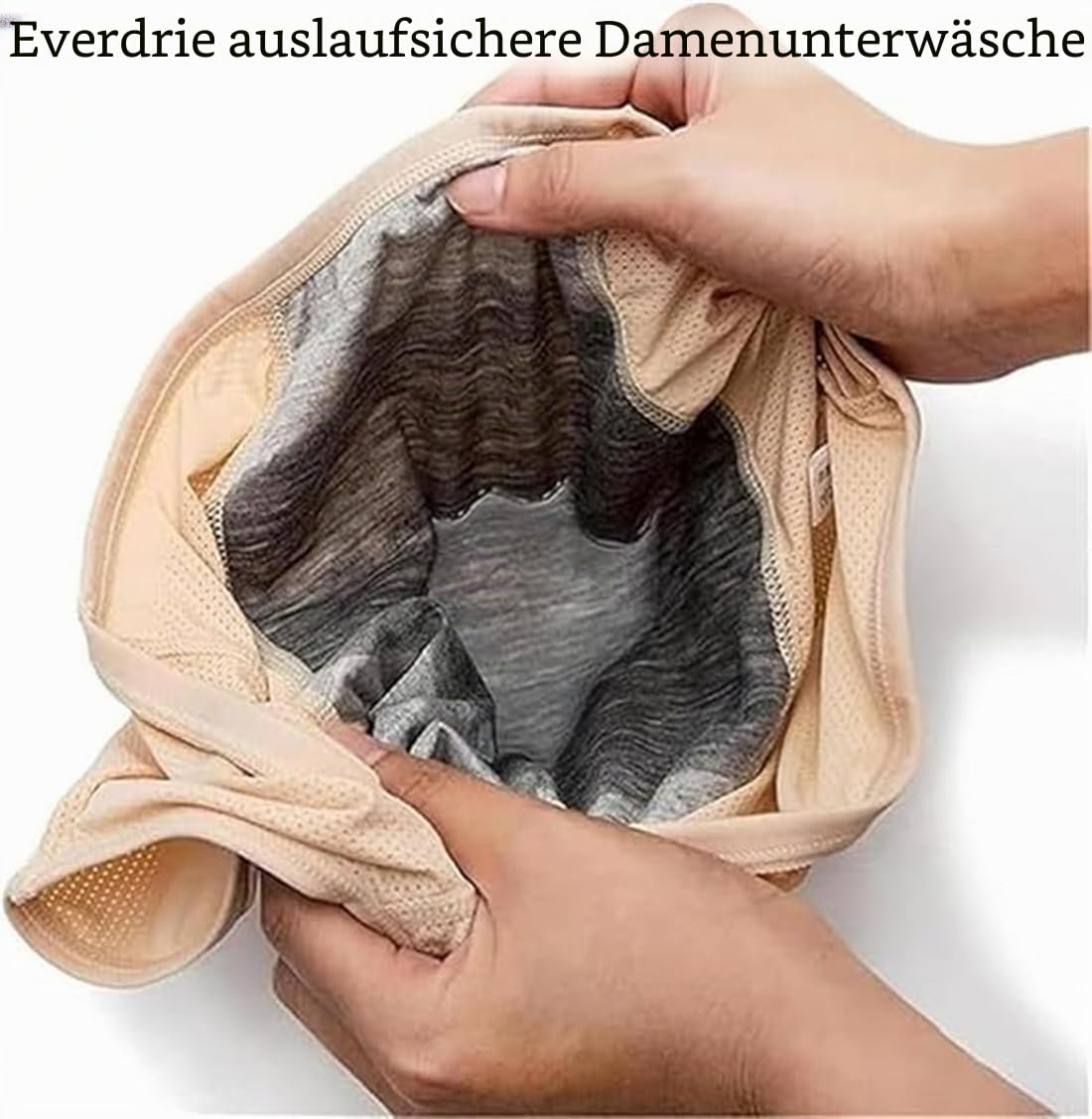 Dry Wear Unterhose Damen Inkontinenz, Drywear Auslaufsichere Unterwäsche Damen, Höschen für Frauen Über 60 Waschbare, Wiederverwendbare Baumwollhöschen (8er-Set,L)