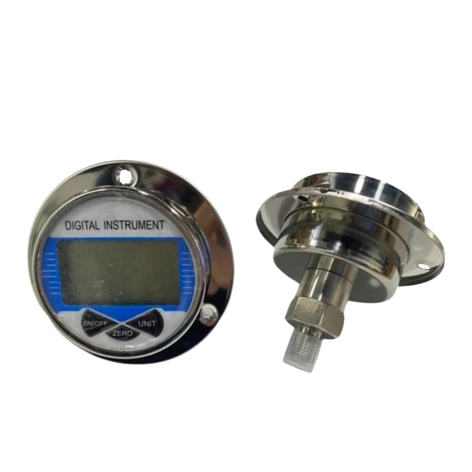 digital Manometer hydraulik 0-1000bar Hydraulisches Vakuum-Digitaldruckmessgerät Axial G 1/4 Stecker Öl Luft Wasser Druckmessgerät 4'' Manometer(0-60Mpa)