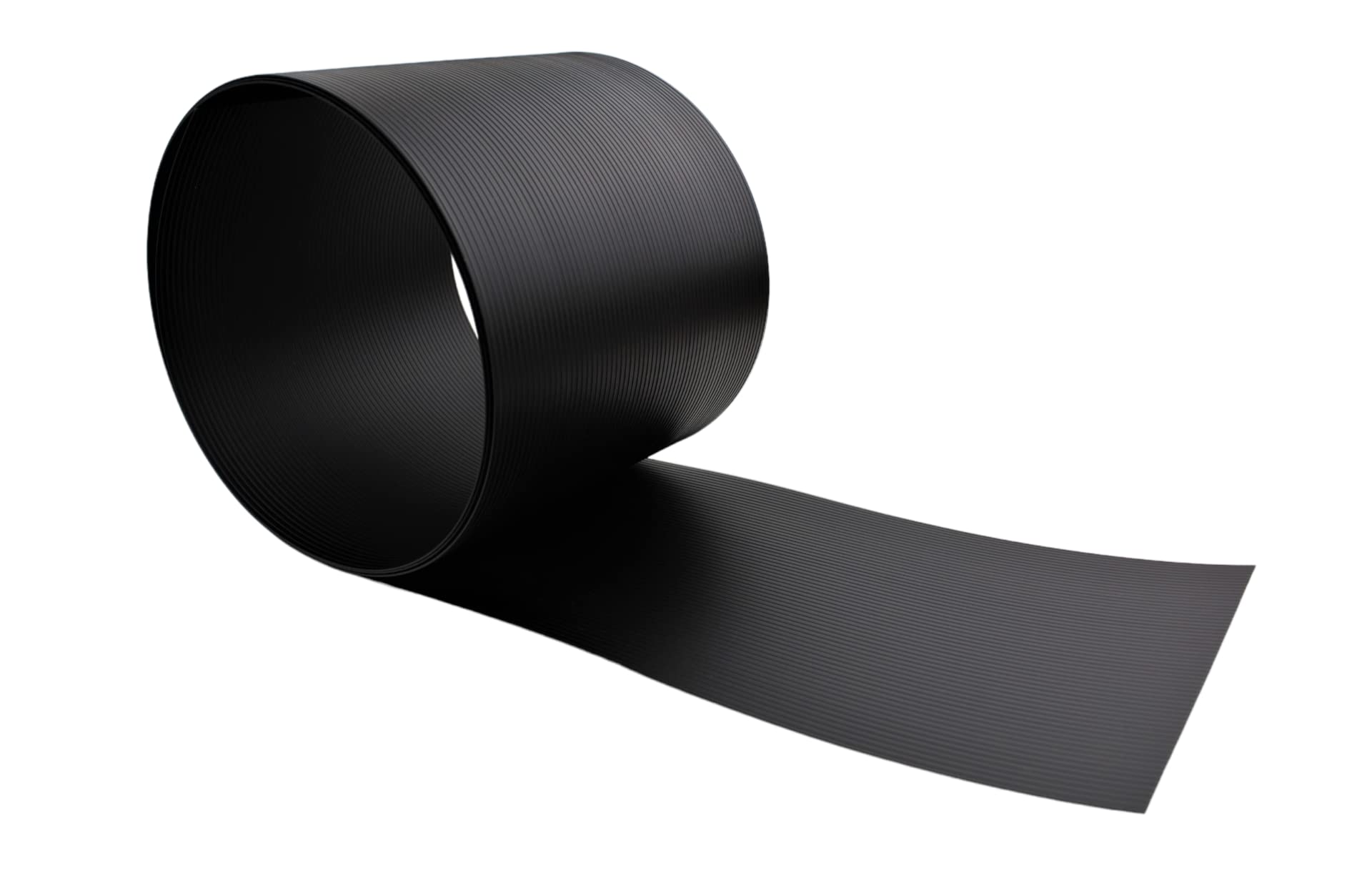 PREMIUM PP Sichtschutzstreifen für Doppelstabmatten Farbe Schwarz RAL 9005 Sichtschutz Streifen Zaun 2535 x 190 x 1,35 mm 10 Stück (Set)
