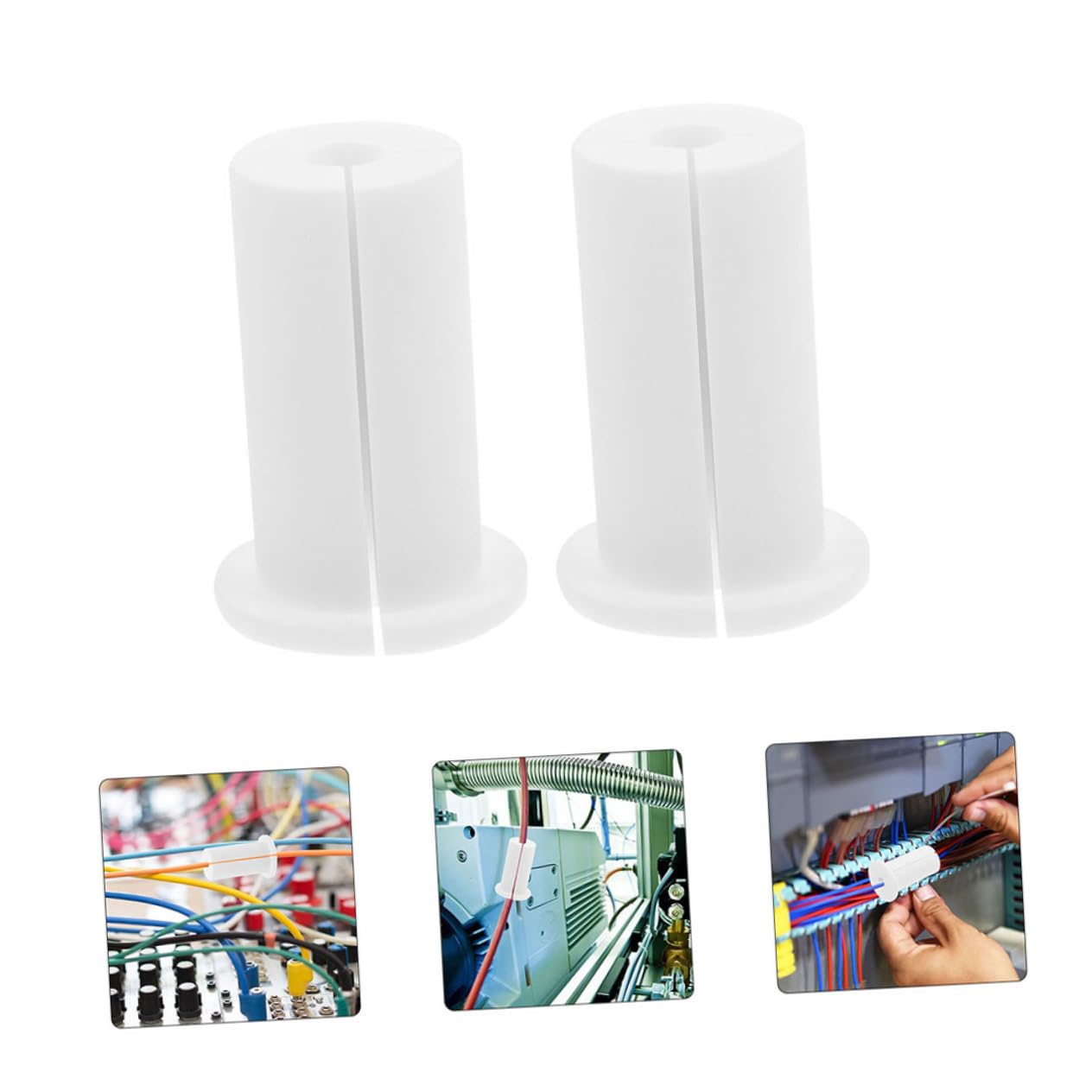 jojofuny 12stücke Silicone Kabeldurchführung Wandtüllen Für Kabel Und Stabil Für -anwendungen Sorgt Für Sicheren Kabelschutz Und Einfache Montage