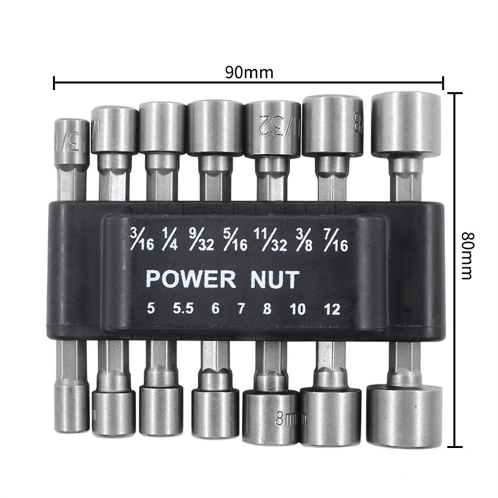 Zestaw narzędzi DIY 9 szt., 14 szt. adapterów do wiertarki, nakrętek sześciokątnych, wkrętaków nasadowych, zestawów narzędzi (s04 14 szt.)