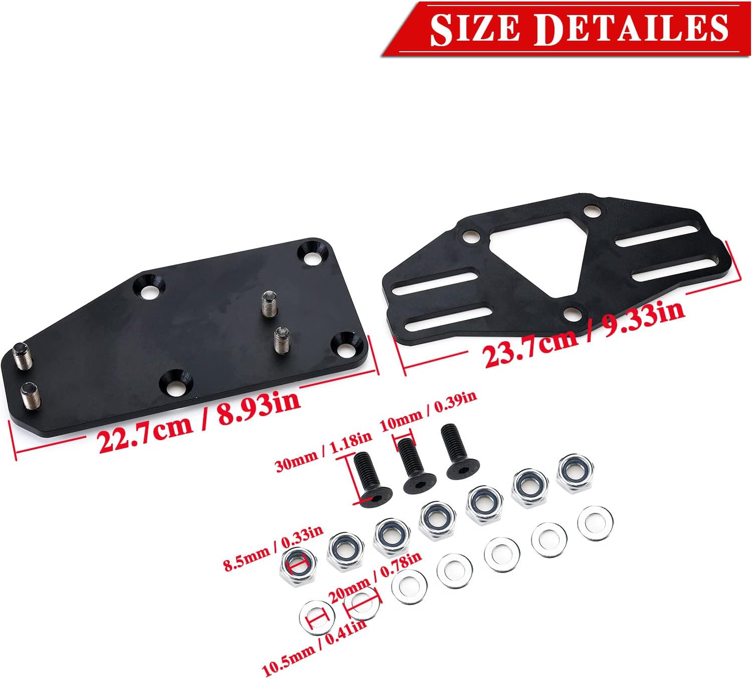 Slider SBC/BBC to LS Engine Conversion Swap Mounts Compatible with 1997-2015 Gen III/IV LS Series Engine