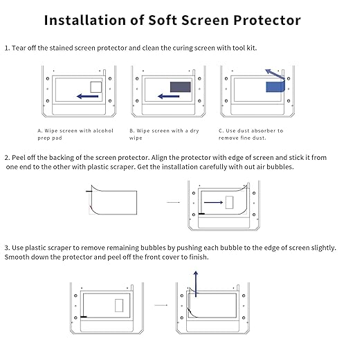 Miniatura 5 de Protector de pantalla LCD de 13.6 pulgadas compatible con impresora de resina Anycubic Photon M3 Max, película protectora de pantalla para