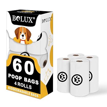 Bolux Dog Poop Bags, Extra Thick and Strong Dog Waste Bags, Leak-Proof Pet Waste Bags Refill Rolls