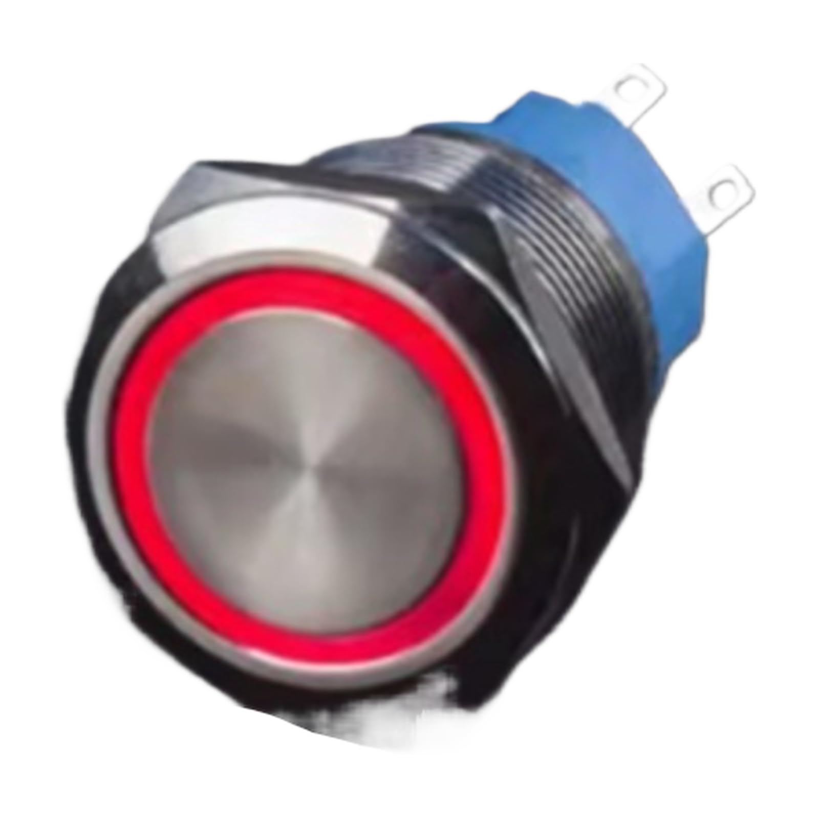 Interruptor con luz roja 16mm de autorreinicio ideal para domótica