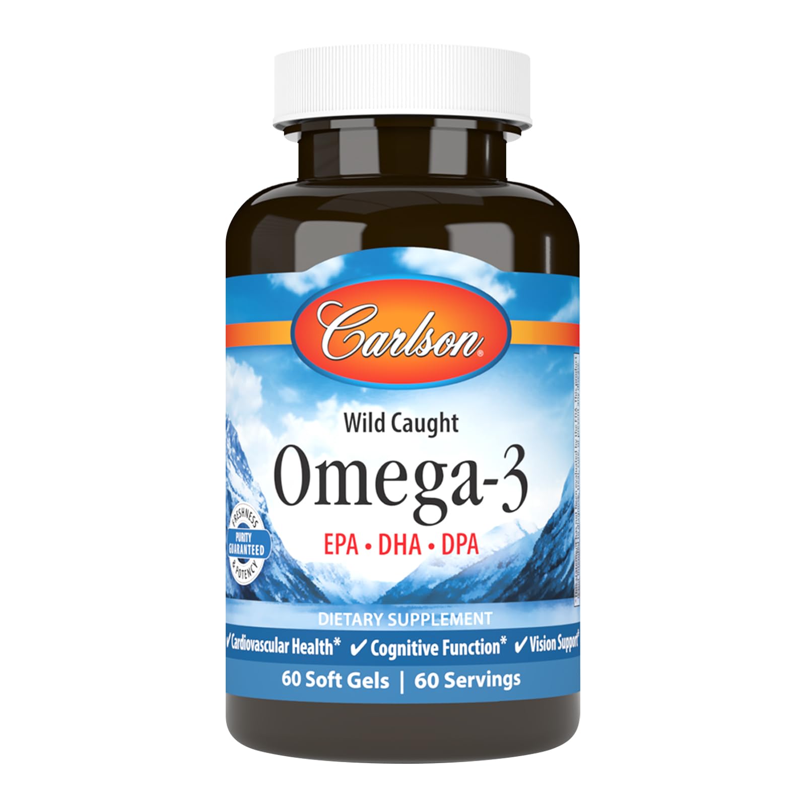 Omega-3, 700 mg Omega-3s, EPA, DHA, DPA, Budget Friendly, Wild Caught, Sustainably Sourced, 60 Soft Gels