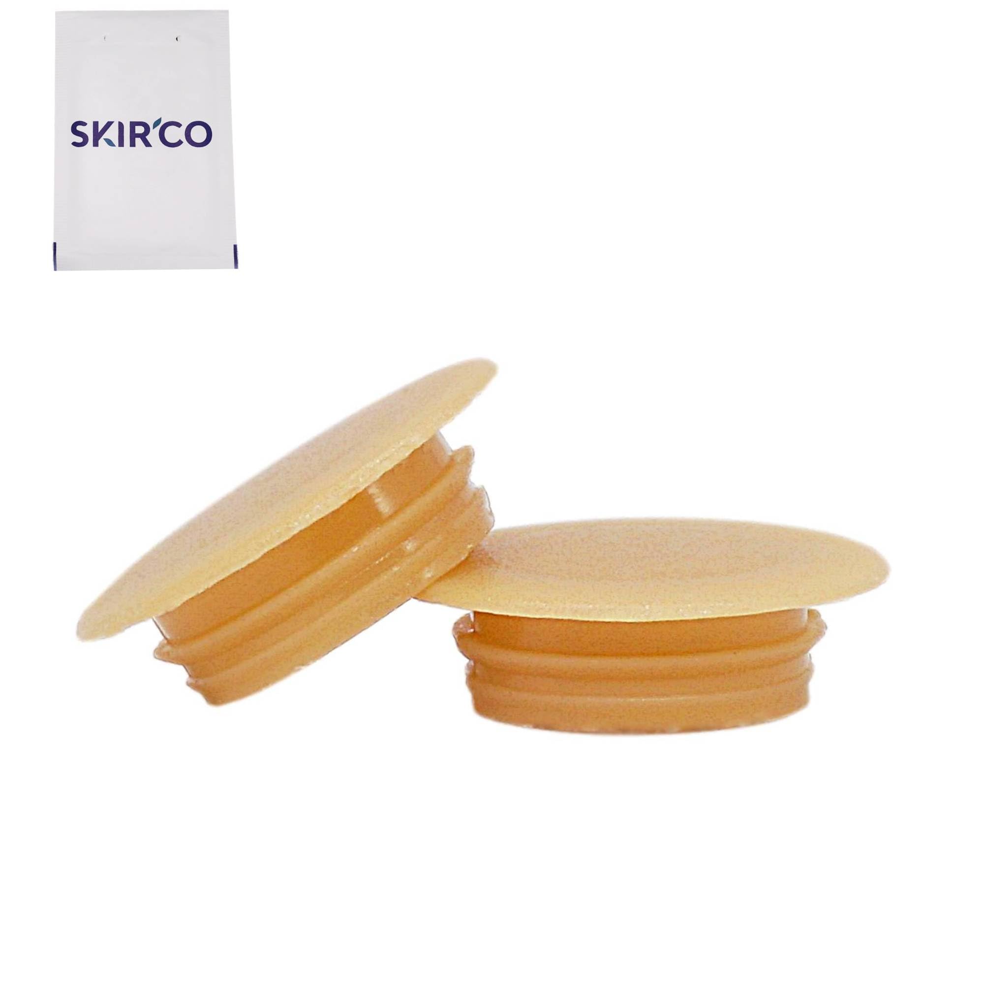 SKIR'CO (20 pcs) Plastic Hole Plugs 14 mm, Furniture Hole Plug, Drill Hole Cover Caps, Screw Hole Cover Caps (Beige S4) - Image 2