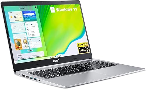 Miniatura 3 de acer Aspire 5 A515-45 - Portátil delgado, pantalla IPS Full HD de 15.6 pulgadas, AMD Ryzen 5 5500U de 6 núcleos, gráficos AMD Radeon, 8 GB RAM 512