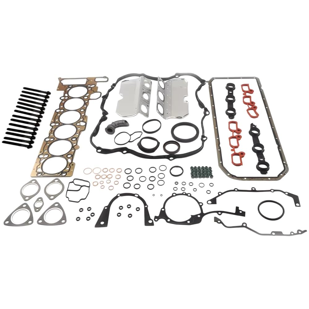 Junta estanqueidad tapa válvulas Piezas De Motor Automóvil Juego Juntas Culata Completa Y Kit Pernos Cabeza Para 3 5 7 Para X3 Para X5 Para Z4 MF3 2,0 LT GAS 2000-2024