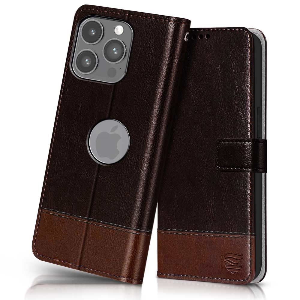 FLIPPED Vegan Leather Flip Case Back Cover for Apple iPhone 14 Pro Max (Flexible, Shock Proof | Hand Stitched Leather Finish | Card Pockets Wallet & Stand | Coffee with Brown) (B0BFRLNKD2) Amazon Price History, Amazon Price Tracker