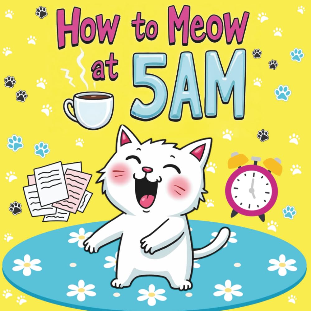 How to Meow at 5AM: A Coloring and Guide Book to Feline Mayhem and Human Training