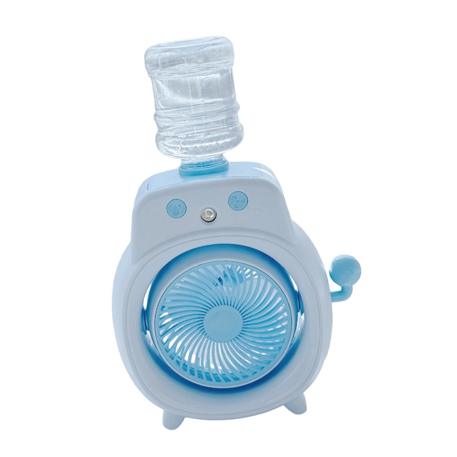 Elnwnnkc Rechargeable Cooling Fan with Humidifying Function Portable Handheld Fan Plastics Texture for Camping Work Desk Sleep Individual