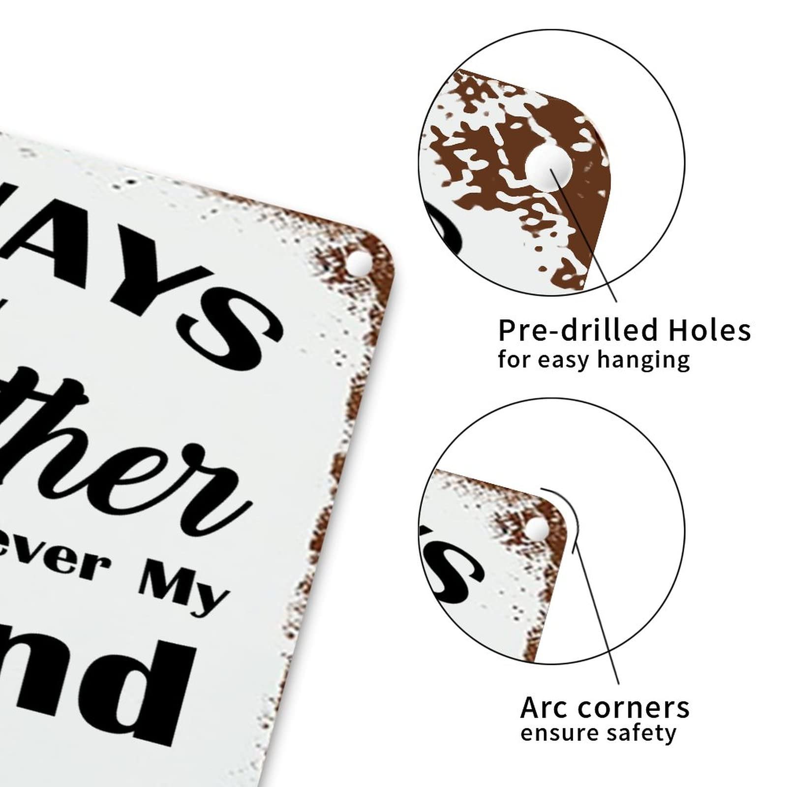 Póster De Metal Vintage De Maine Coon Cat Con Texto En Inglés «Be Strong Be Brave Be Humble Be Badass», Placa Retro Para Decoración De Pared, Regalo Para Cocina, Hogar, Oficina