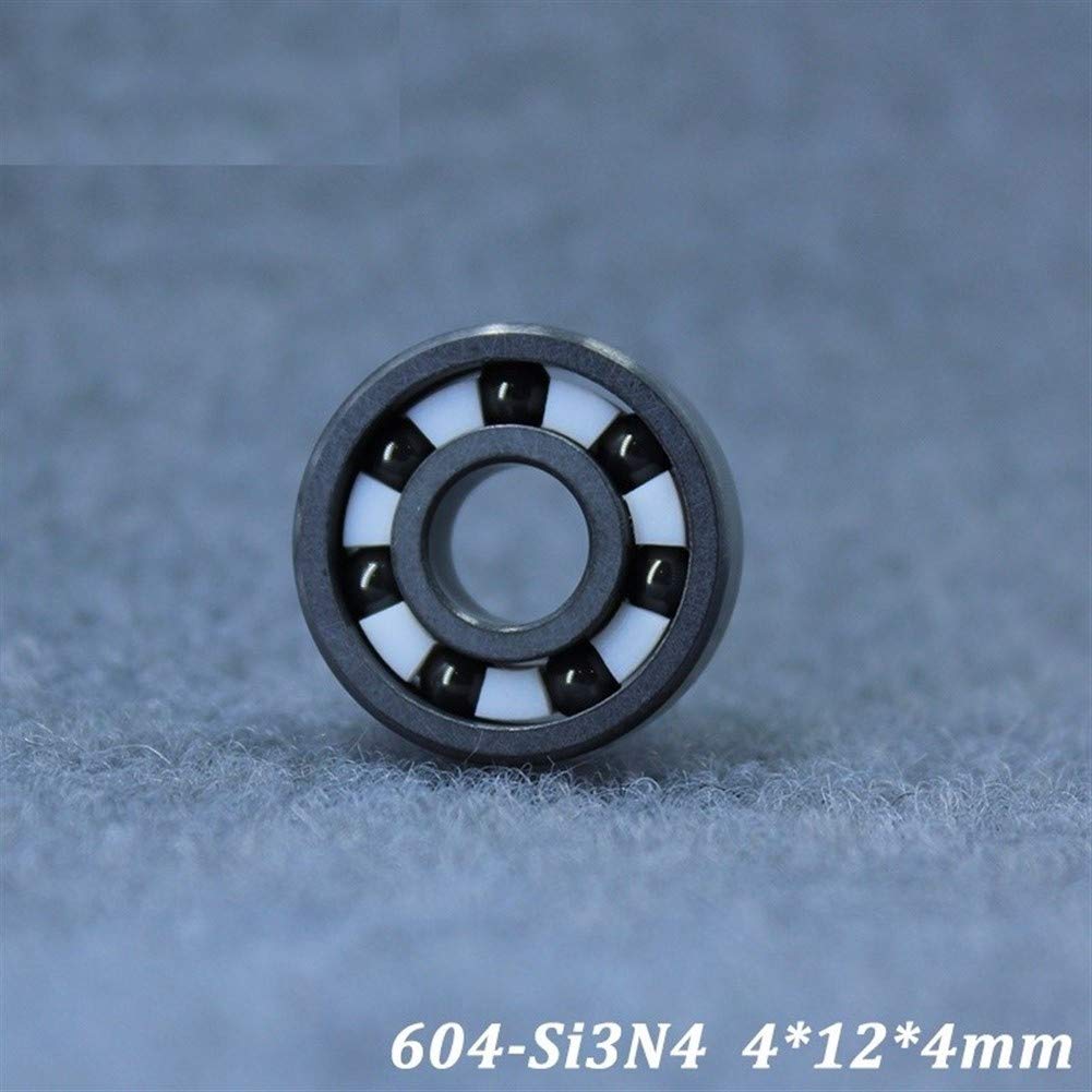 604 604CE Completa cojinete de cerámica (1 PC) Si3N4 Todo el Material de nitruro de silicio de cerámica rodamientos de Bolas 4 * 12 * 4 mm YIJIAN