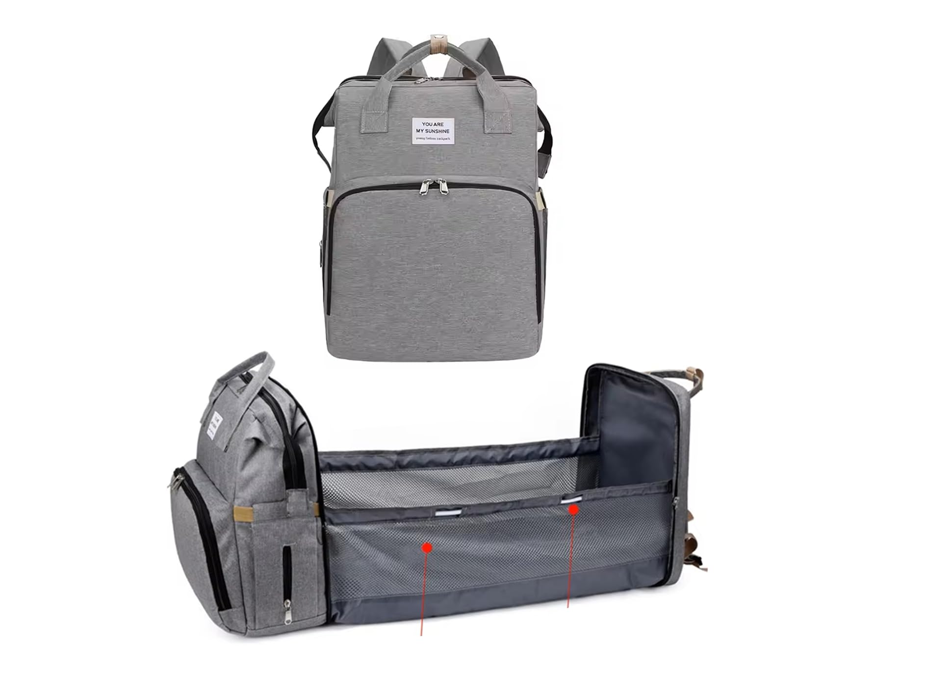 Elegant Diaper Bag for Mothers for Travel 24L | Maternity Bag for Newborn Baby | Mothers Travelling Bag | Multipocket Water Resistant Baby Bag.