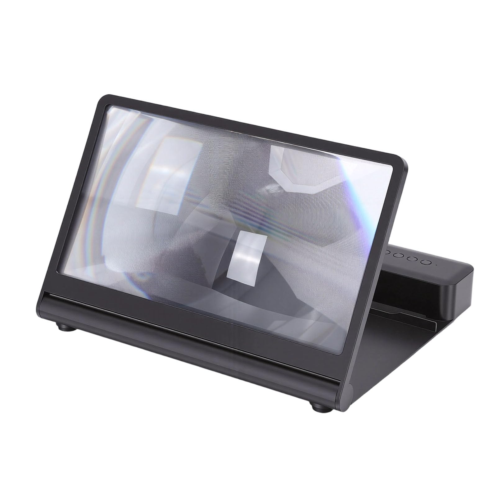 Denash Amplificatore Video HD Con Lente D'Ingrandimento 12” Per Smartphone – Pieghevole Con Altoparlante Integrato