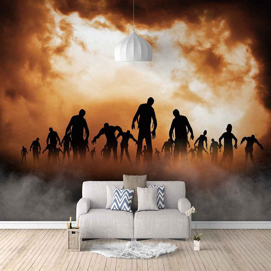 Papier peint photo auto-adhésif Halloween 3D murales salon 400x280