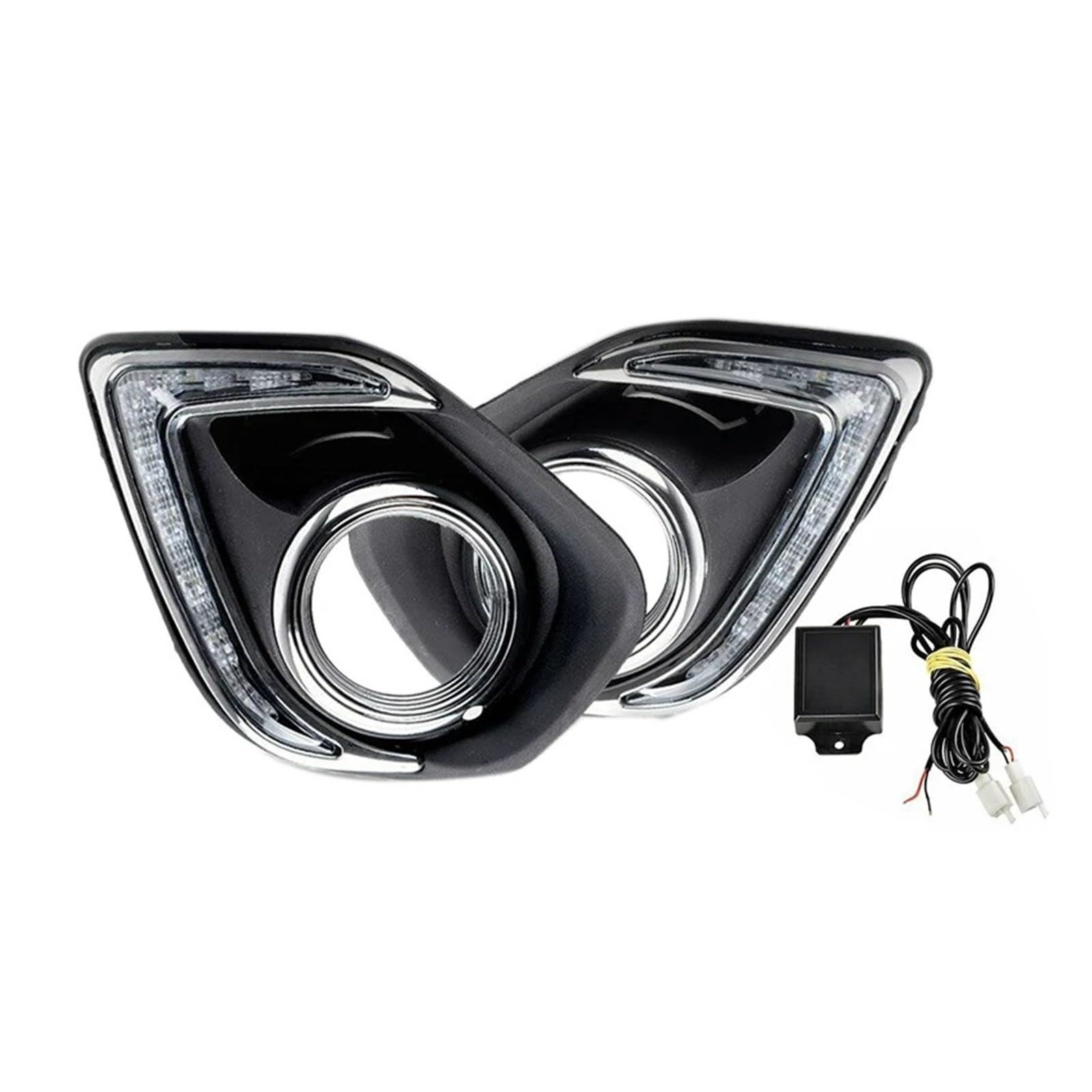 Luces LED De Circulación Diurna DRL Para Coche Para Mitsubishi Para ASX 2013-2014 Luz Diurna Faro Antiniebla Impermeable Foco De Trabajo