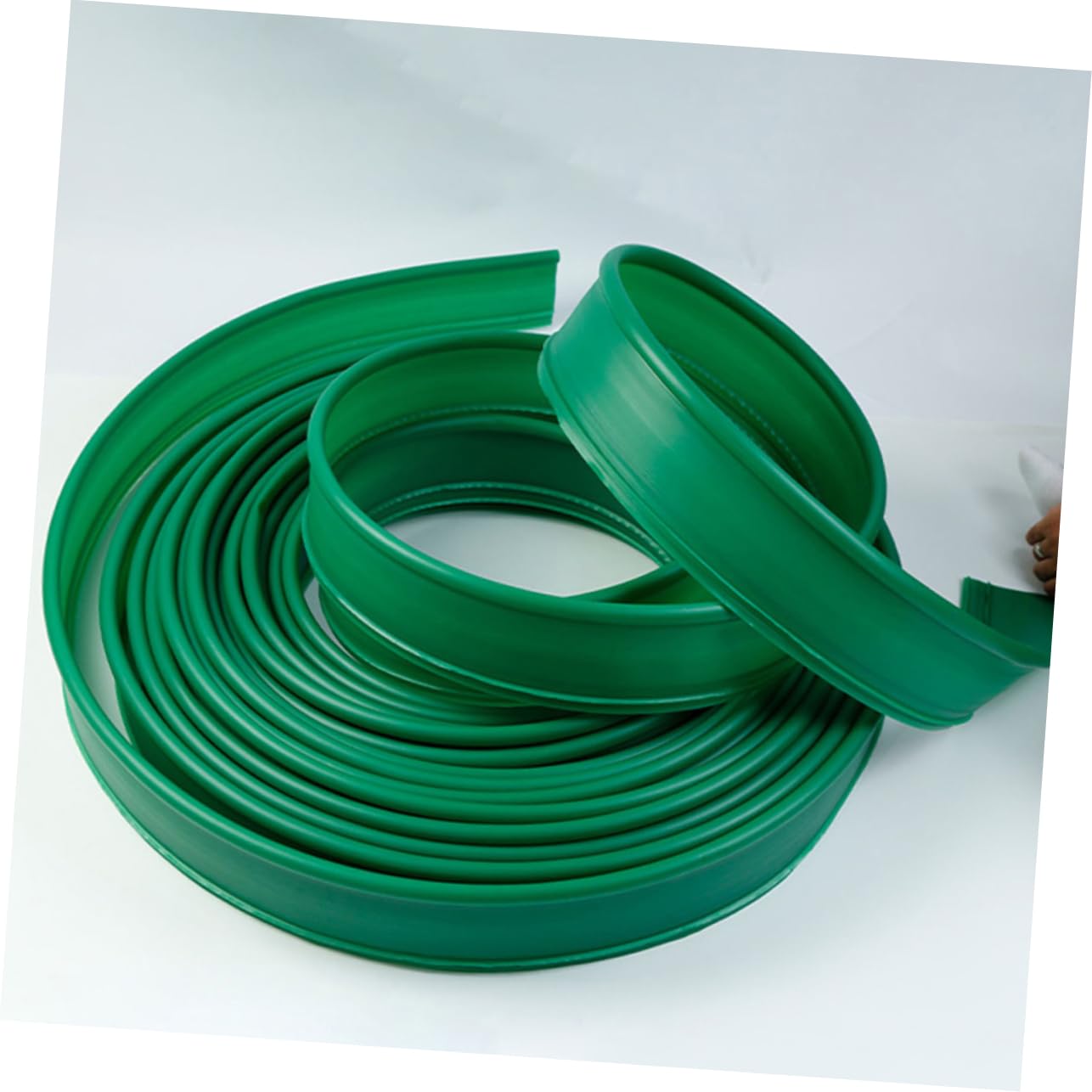 TOYANDONA Plastic Lawn Edging – 300cm X 15cm Landscape Border Strip For Flower Beds & Garden Borders (Green)