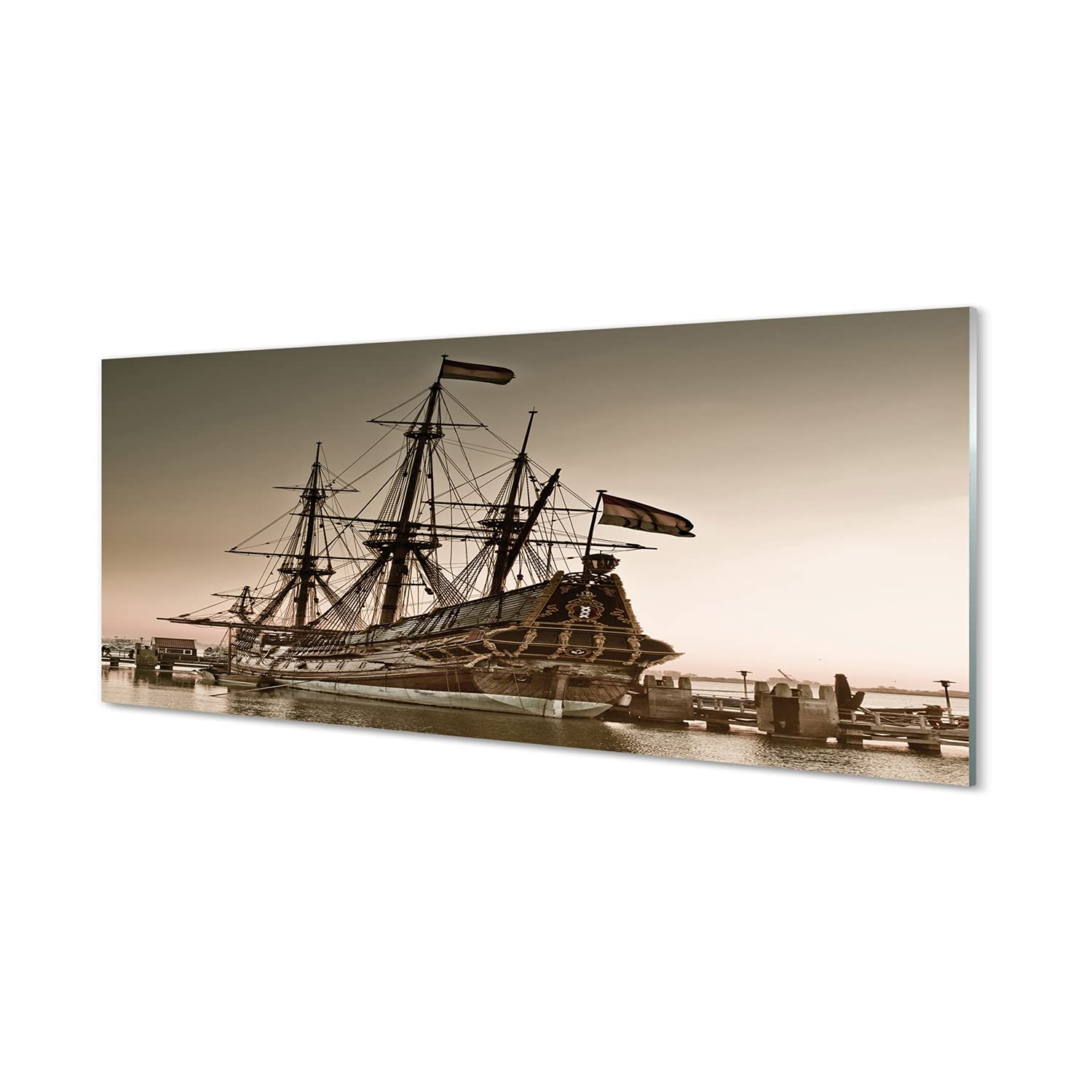 Tableau bateau en verre acrylique Tulup ideal pour sublimer votre bureau