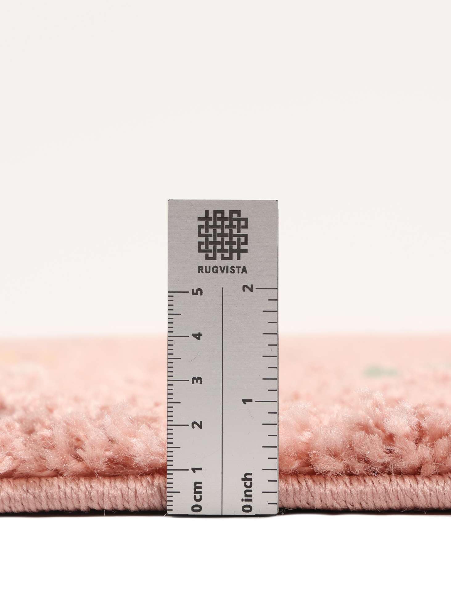 RugVista Confetti, Kinderteppich, Shaggy/Handloom, 160 x 230 cm, Rechteckig, Niedriger Stapel, Kinderzimmer, Nur chemische Reinigung, Ohne gefährliche Chemikalien, Rosa