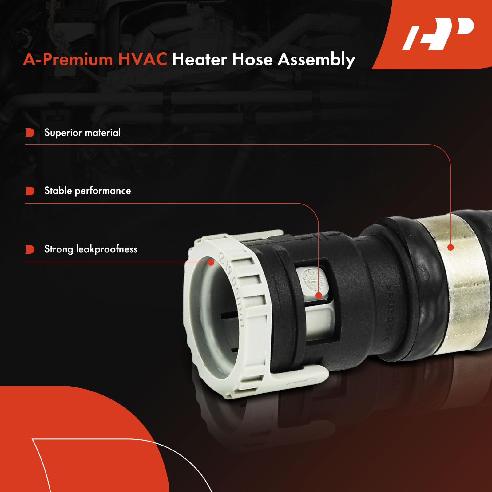 YOHI HVAC Heater Hose Assembly 15145587 Engine Heater Hose Assembly For Cadillac/Chevrolet/GMC Model - Lower Radiator Coolant Hose
