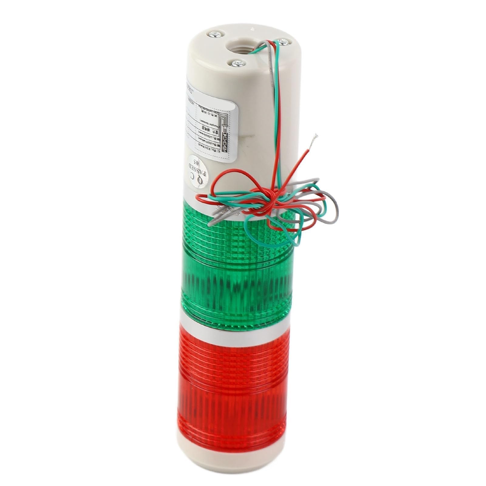 Rouge/Vert LED Voyant d'Avertissement LED Tour Ronde Lumière Équipement D'urgence Éclairage Ampoule Balise Lampe AC220V