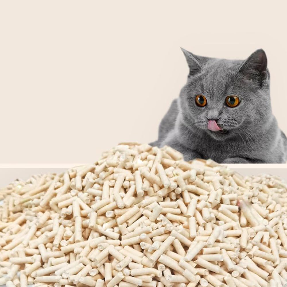 PLUS HOME Arena para Gato Eco-amigable Fragancia Suave químicos Innovación Natural Textura Ultrafina y Control de olores.Lavanda