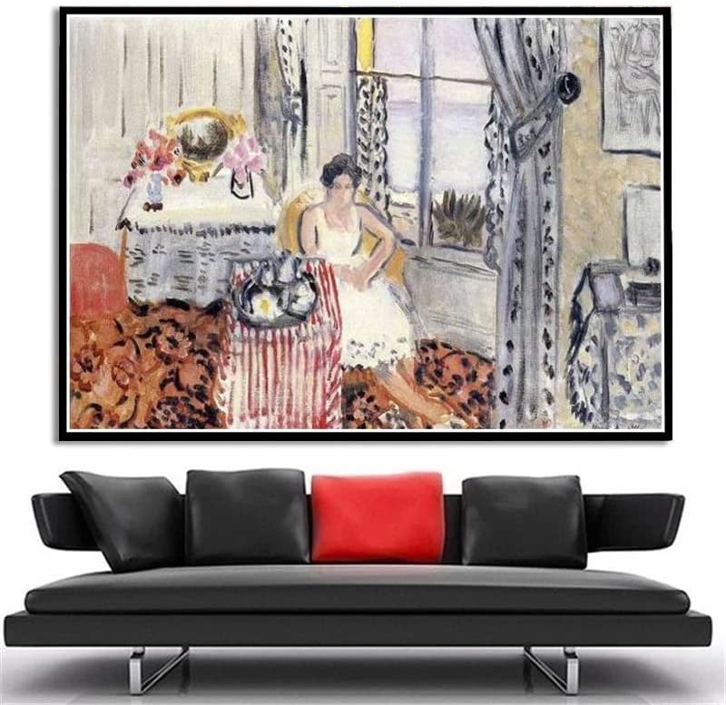 Miniatura 2 de Kit de pintura al óleo de bricolaje, pintura de té matutino por Henri Matisse Kit de pintura por números, sobre lienzo para principiantes