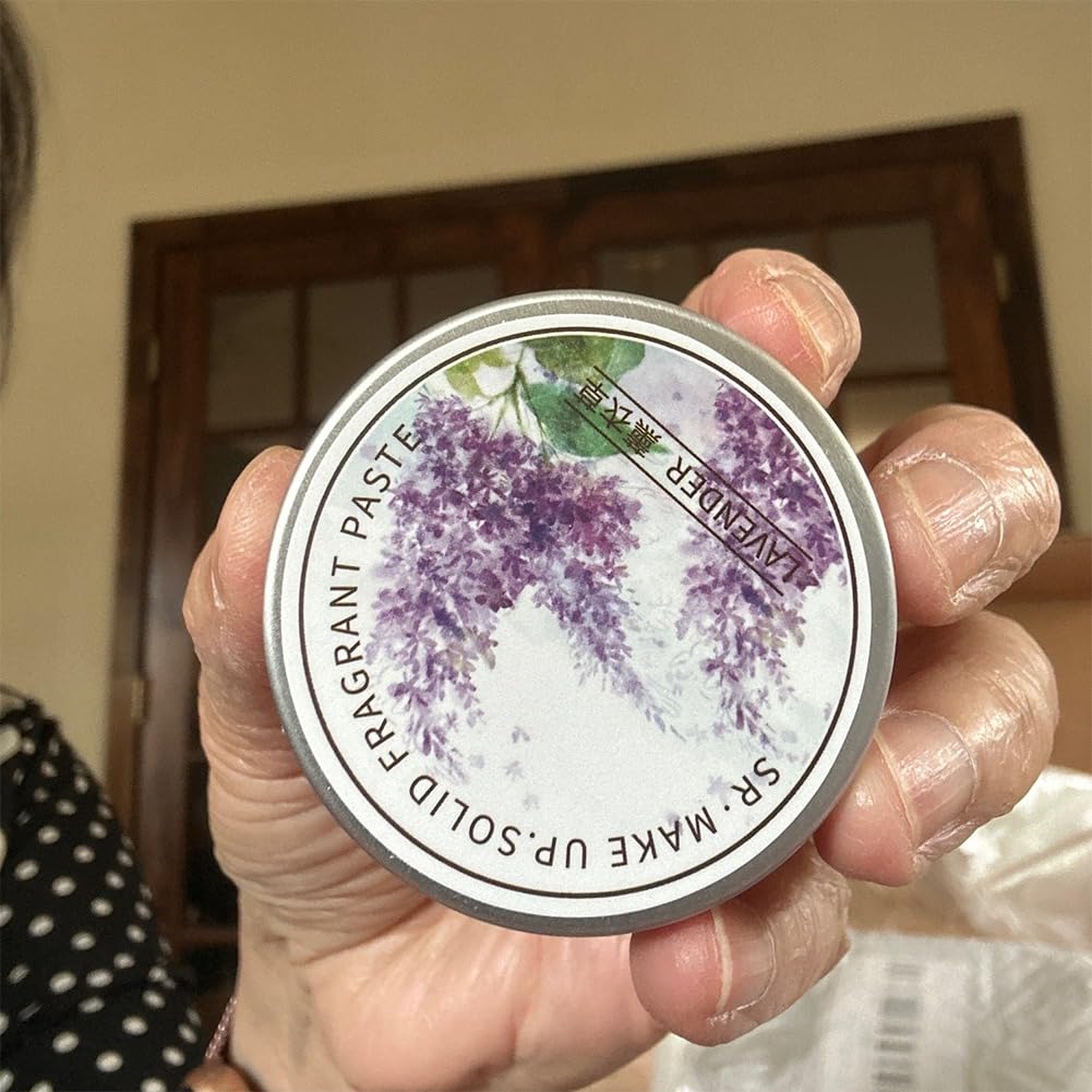5 pezzi di profumo da , balsamo portatile, profumi a lunga durata, eleganti profumi solidi per le donne (Lotus)