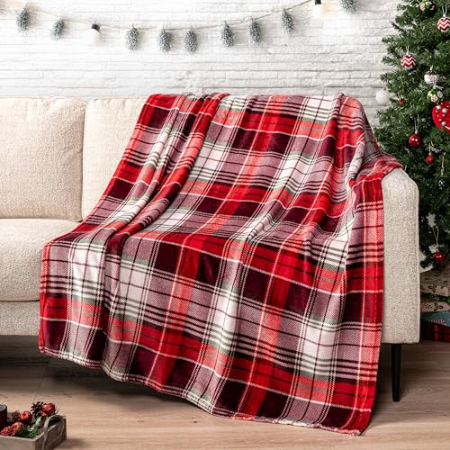 PAVILIA Throw Blanket | Holiday Christmas Red...