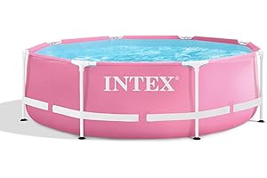 Intex 8ft x 30in Round Easy Set Above Ground Swimming Pool with Filter Pump