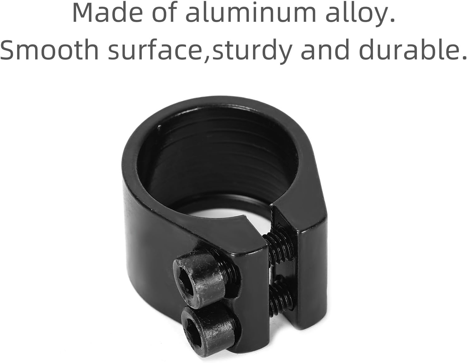 1Pcs Black Aluminum Alloy Bike Seat Clamps 28.6mm Suitable For Fixing MTB/BMX Bicycle Seat Bars