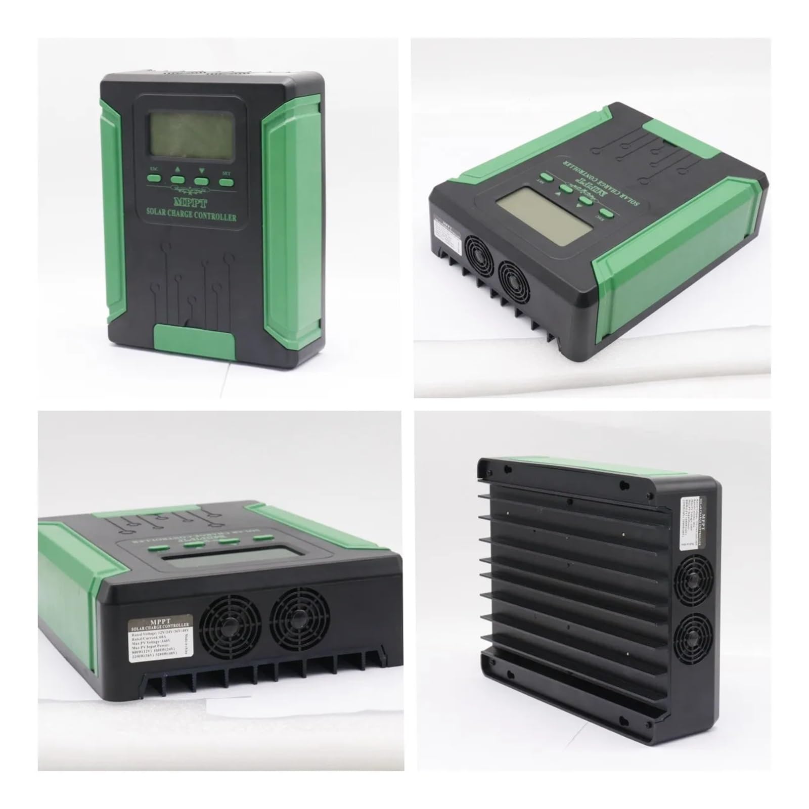 Regolatore di Carica Pannello Solare, MPPT 80A100A120A 12V/24V/36V/48V Regolatore di Carica Solare Automatico Display LCD USB 5V/3A(80A)