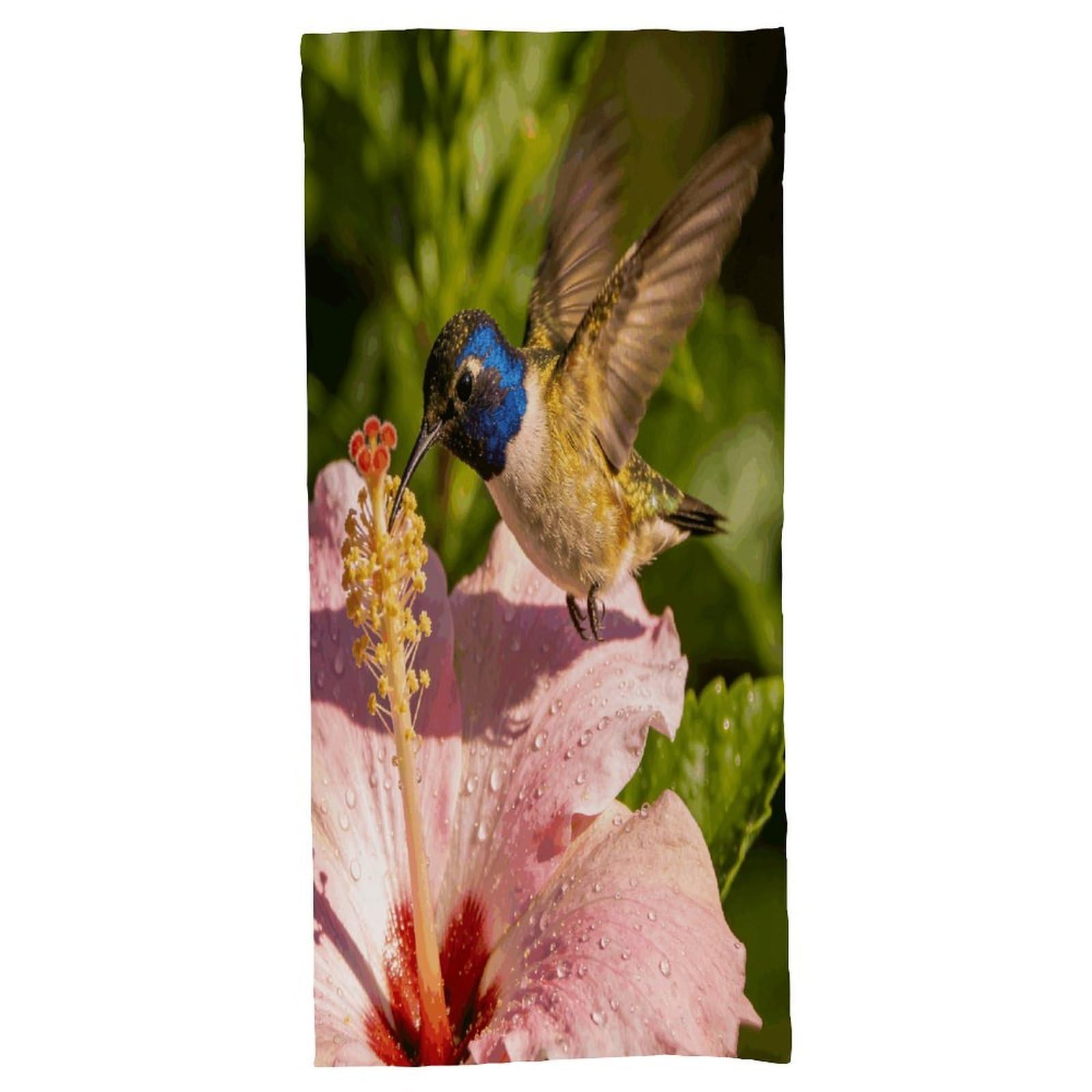 Fodpand Style Flower Fairy Bath Towel, Highly Absorbent & Quick Drying Beach Towel, Compact & Lightweight Pool Towel For Bathroom, Beach, Pool, Gym, Spa, And Hotel Use