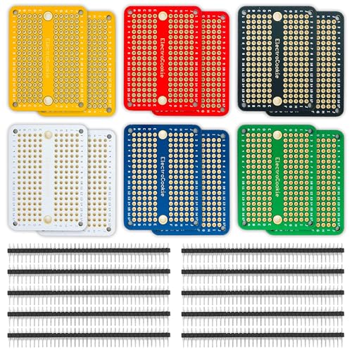 DIY�G���N�g���j�N�X&Arduino�p�~�j�v���g�^�C�vPCB�{�[�h�p�b�N ? �����b�L�͂񂾕t���\�v���g�{�[�h(�~�j�{�[�h12��+�I�X�s���w�b�_�[10��)