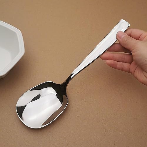 Miniatura 6 de Cuchara grande para servir, de acero inoxidable 316L, cuchara para servir bufé de 9.5 pulgadas (paquete de 1)