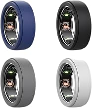 4 Pcs Smart Ring Covers, Gabit Smart Ring and Oura Smart Ring Protection, Gym Workout and Daily Health Monitoring, Suitable for Men and Women, Fitness Tracking and Sleep Analysis